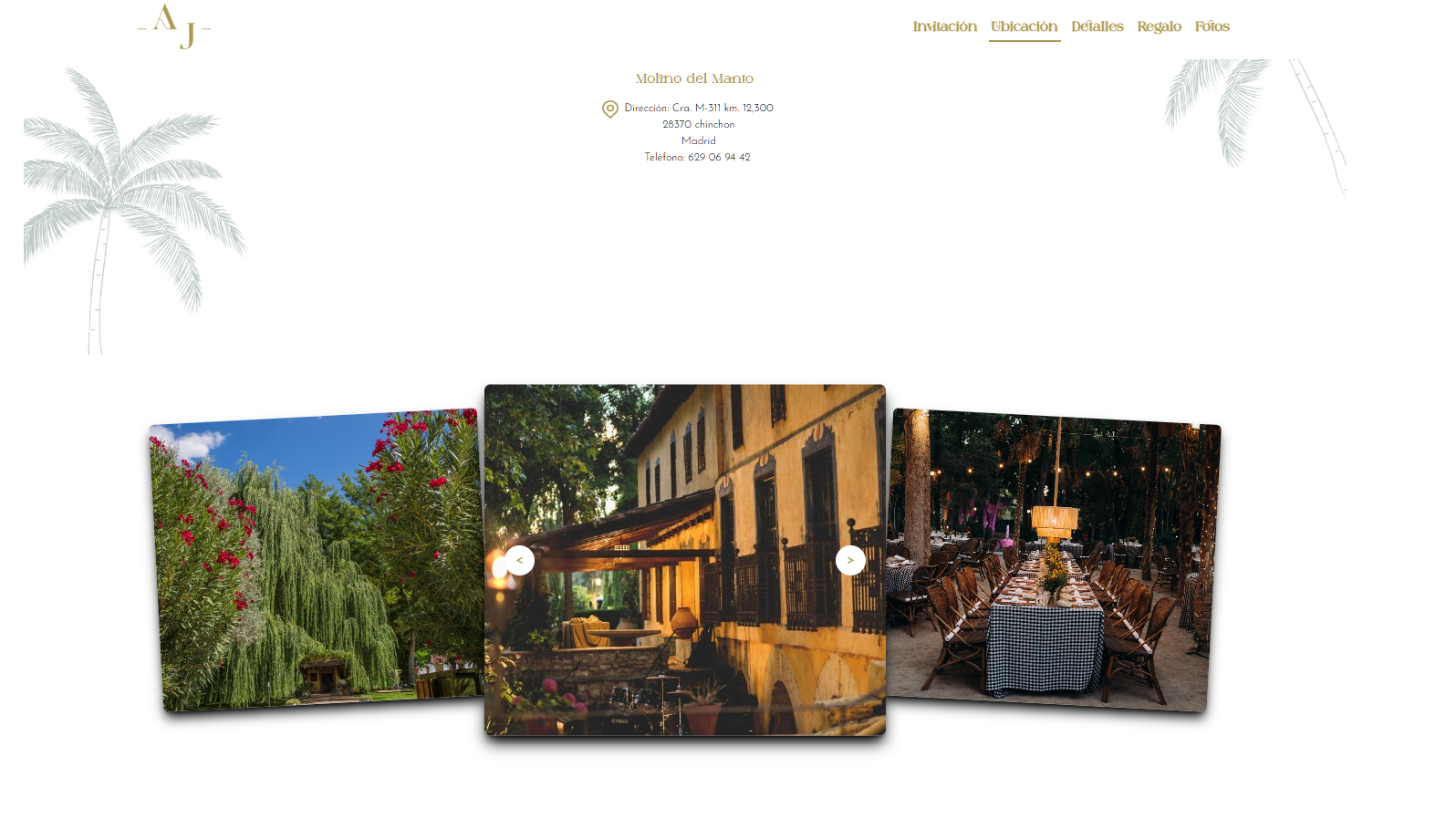 Web Boda Alejandra & Jorge